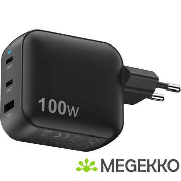 Sitecom 100W Power Delivery Wall Charger (Black), Verzenden