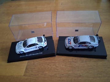 Autoart 1:43 - Modelauto (2) - M.B. C208- CLK-DTM 2000- M.B., Nieuw