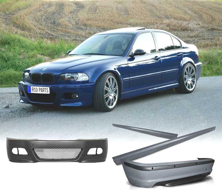 KIT CARROSSERIE BMW E46 BERLINE 98-05 PDC LOOK M3, Autos : Pièces & Accessoires, Carrosserie & Tôlerie, Envoi