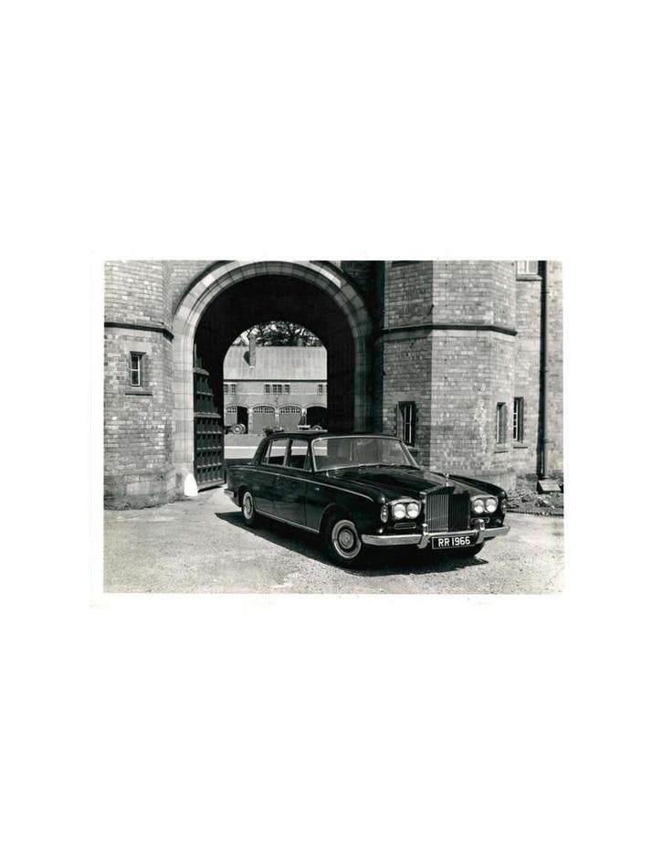 1966 ROLLS ROYCE SILVER SHADOW PERSFOTO, Livres, Autos | Brochures & Magazines, Enlèvement ou Envoi