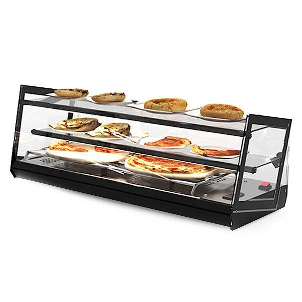 Verwarmde Tapasvitrine | KUBE | Zwart | 60°C/70°C |, Zakelijke goederen, Horeca | Keukenapparatuur, Nieuw in verpakking, Verzenden
