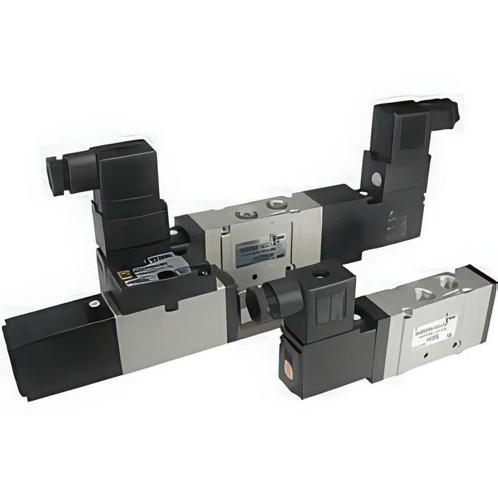 SMC 5/3 Voies En Ligne Électrovanne Pneumatique G1/4 -, Bricolage & Construction, Outillage | Autres Machines, Envoi