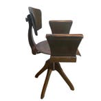Chaise - Hêtre - draai - chaise de bureau Art Déco, années