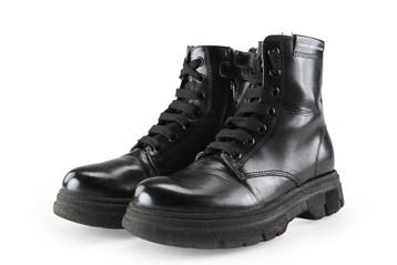 Tommy Hilfiger Veterboots Meisjes in maat 32 Zwart, Enfants & Bébés, Verzenden, Schoenen