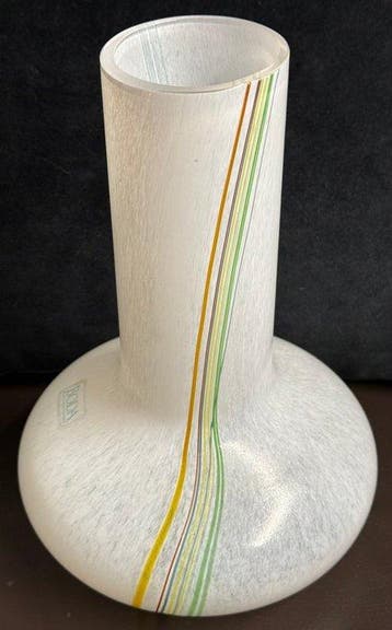 Kosta Boda - Bertil Vallien - Vaas - Glas-in-lood - Glas