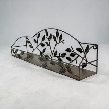 Étagère - Modernista - 50 cm - Fer - Décoration des feuilles