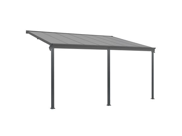 Veiling - Terrasdak / Overkapping - Borneo - 5.5 x 3 m - Gri, Tuin en Terras, Overkappingen, Gebruikt