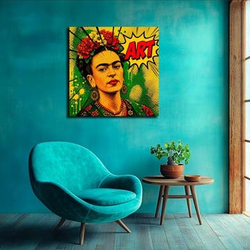 PLM-Art - Frida Kahlo Pop Art Style