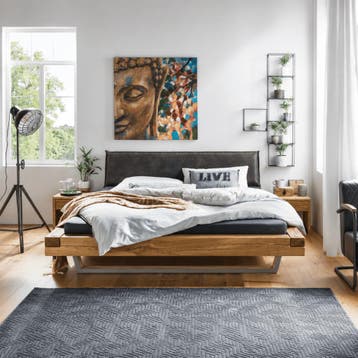 Van Schaik Madera Massief Eiken Balkenbed - 180 x 200