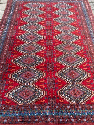 Tapis dart pakistanais - nettoyé - Tapis - 266 cm - 193 cm, Nieuw