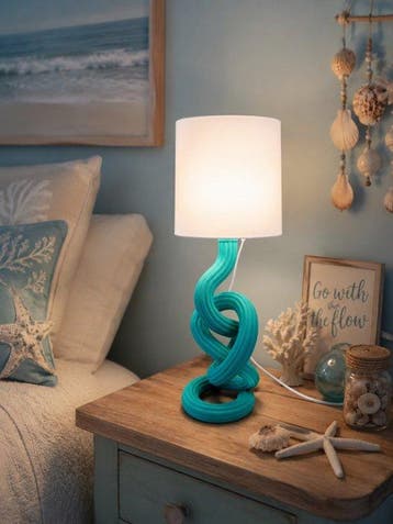 Lampe de table - ABS - Lampe de table Acqua twist