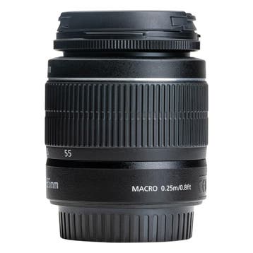 Canon EF-S 18-55mm f/3.5-5.6 III met garantie, Ophalen of Verzenden, Gebruikt