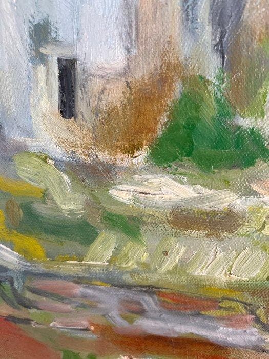 Jérôme Dreyfus - Bord du Tarn dans les gorges, Antiek en Kunst, Kunst | Schilderijen | Modern