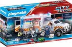 PLAYMOBIL City Action Reddingsvoertuig: US Ambulance - 70936, Verzenden