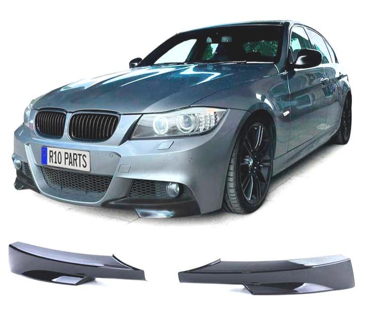 SPLITTERS PARE CHOCS BMW E90 E91 08-12 LOOK M NOIR BRILLANT, Autos : Pièces & Accessoires, Carrosserie & Tôlerie, Envoi