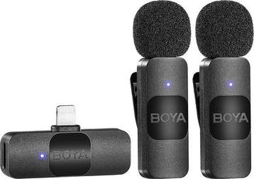 Boya BY-V2 Draadloze Microfoon Set voor Lightning, Muziek en Instrumenten, Verzenden, Nieuw