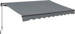 2dekans | Zonnescherm / Luifel - 300 x 250 cm - Donkergrijs, Ophalen of Verzenden, Nieuw