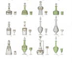 St. Louis - Tafelservies (2) - Kristal, Antiek en Kunst