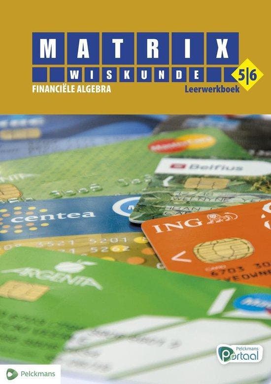Matrix Wiskunde 5/6 Financiële algebra Leerwerkboek (incl., Boeken, Schoolboeken, Gelezen, Verzenden