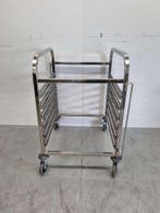 Chariot en acier inoxydable 6 x 2/1 GN gastronorm 95 cm, Zakelijke goederen, Horeca | Overige, Verzenden