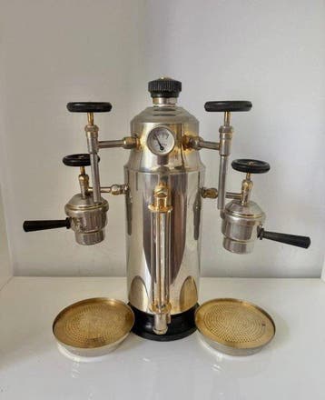 Koffiezetapparaat - Messing - Expositie: Antieke Femoka