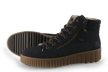 Rieker Snowboots in maat 41 Blauw, Kleding | Dames, Snowboots, Zo goed als nieuw, Rieker, Verzenden