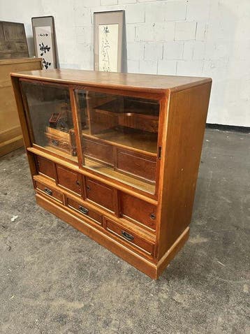 Commode - Keyaki japonais (bois de Zelkova) - Japon