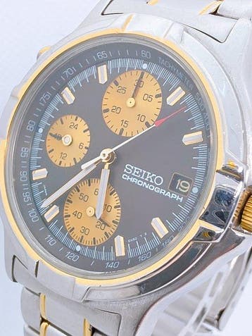 Seiko - Chronograph - Zonder minimumprijs - 7T27-6A50 -