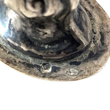 Fine Antique French Solid Silver Wax Seal Desk Stamp – Blank