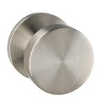 Vaste knop Permafix rond ø52x6mm rvs mat, Nieuw