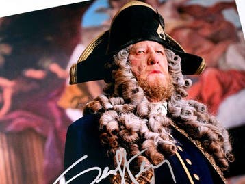 Geoffrey Rush (Captain Barbossa) in Pirates of the