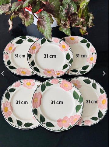 Villeroy & Boch - Plat (6) - Porcelaine - 31 cm, Antiquités & Art