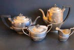 Sheffield - Service à thé et café (4) - Plaqué(e) argent, Antiquités & Art