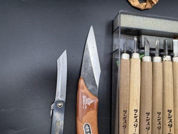 Werkgereedschap Vintage - Japanse houtsnijgereedschappen, Antiek en Kunst