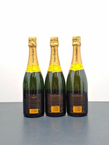 Veuve Clicquot Ponsardin, Carte Jaune - Champagne Brut - 3, Collections, Vins