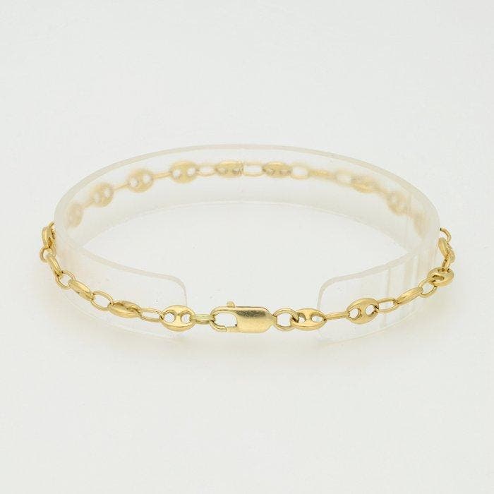 Armband - 14 karaat Geel goud, Handtassen en Accessoires, Armbanden
