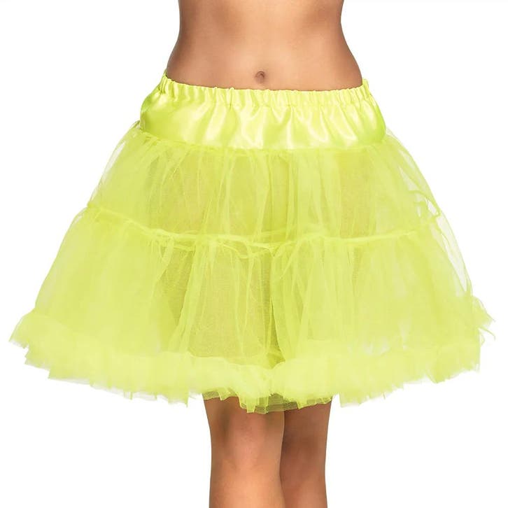 Petticoat Neon Geel, Hobby en Vrije tijd, Feestartikelen, Nieuw, Verzenden