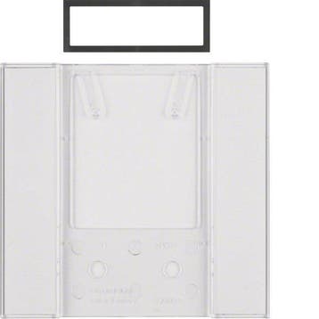 Hager Berker B.IQ 5-Gang Clear Translucent Push Button, Verzenden