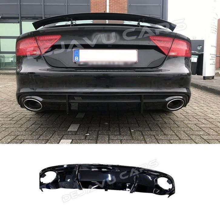 RS7 Look Diffuser voor Audi A7 4G S line / S7, Auto diversen, Tuning en Styling, Ophalen of Verzenden