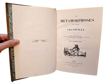 Grandville - Les Metamorphoses du Jour [70 Planches en, Antiquités & Art