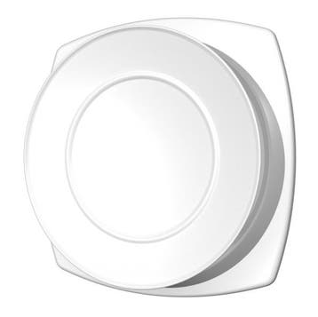 Verstelbaar kunststof ventilatierooster met flens Ø100mm, Verzenden, Nieuw