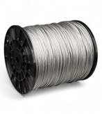 Staalkabel 3 mm 800 meter op katrol, Verzenden