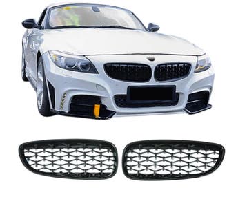 Grillen set | Nieren | geschikt voor BMW Z4 Coupe | 2009–201, Verzenden