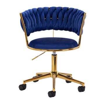 4Rico Velvet Draaistoel – Verstelbaar, Verrijdbaar en Luxe, Huis en Inrichting, Stoelen, Verzenden, Nieuw