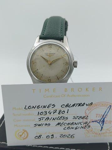 Longines - Calatrava - Zonder minimumprijs - Heren -