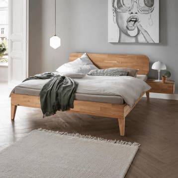 Van Schaik Nordic Oak Massief Houten Bed - 200 x 200, Huis en Inrichting, Nieuw