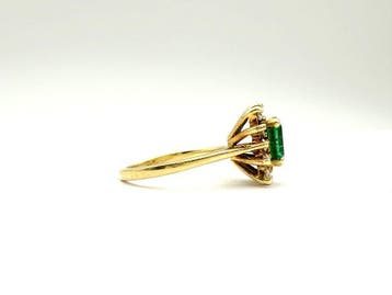 Zonder minimumprijs - Ring - 14 karaat Geel goud - 0.70ct.
