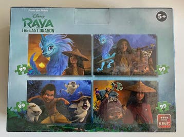 DISNEY RAYA AND THE LAST DRAGON 99 PUZZLE (TOYS), Gebruikt