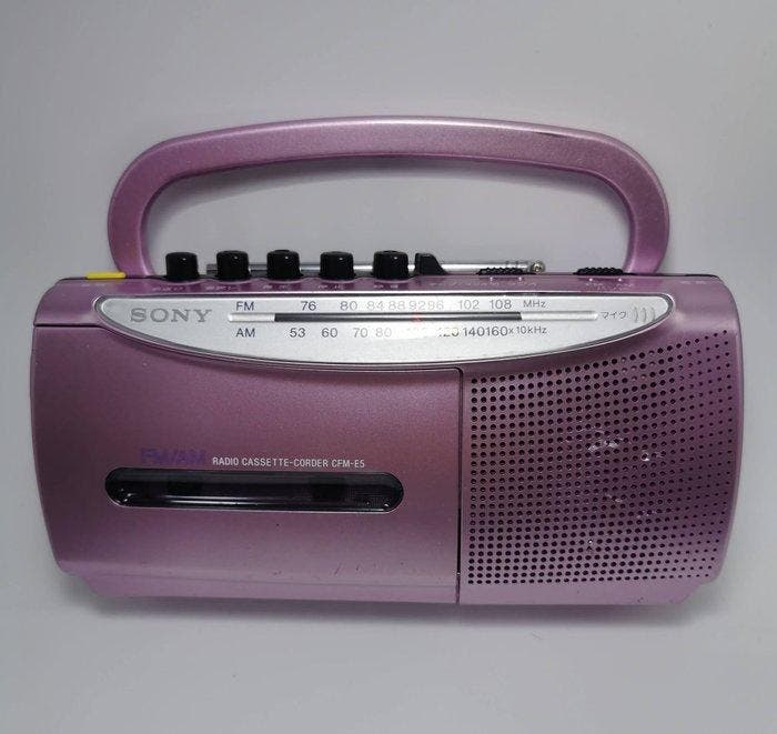 Sony - CFM-E5 Draagbare cassettespeler, TV, Hi-fi & Vidéo, Radios