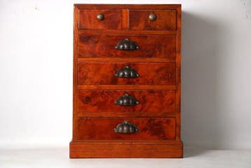 Ladekast - Zelkova-hout (keyaki) - Japan - Burl houtnerf